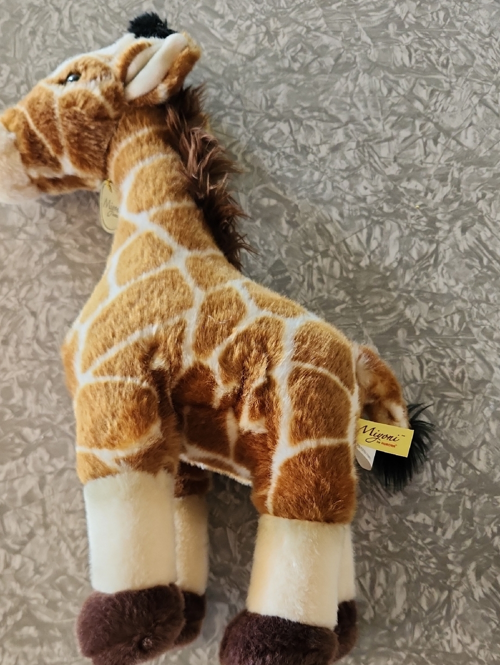 Plush Giraffe Stuffed Animal - Brown & Cream